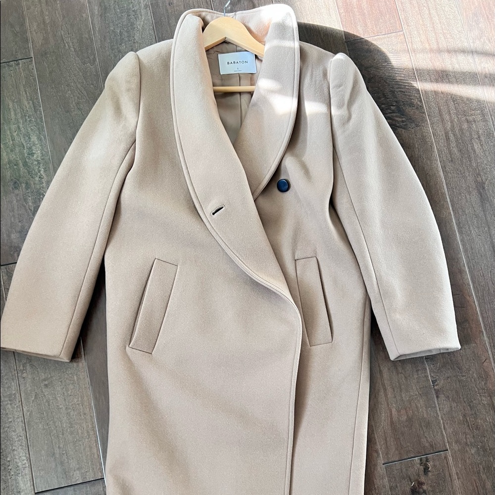 Babaton Aritzia Camel Coat